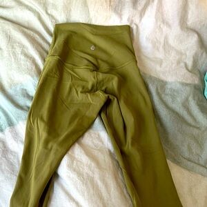 Women’s Lululemon Olive Green Leggings